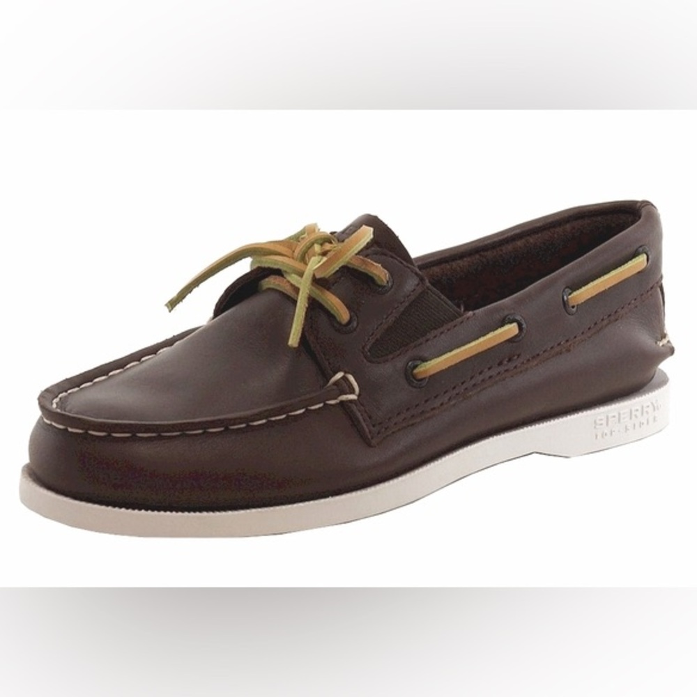 Sperry Brown Leather Boat Shoes Moccasin Loafers